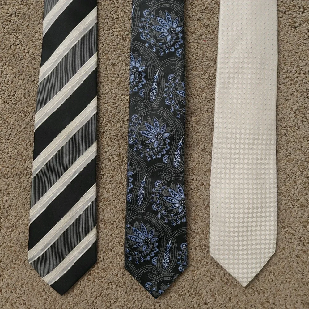 Donald J. Trump  Lot of 3 Ties Men 3‎ Silk Signature Collection President